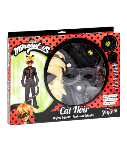 Costum complet pentru copil Cat Noir Miraculous