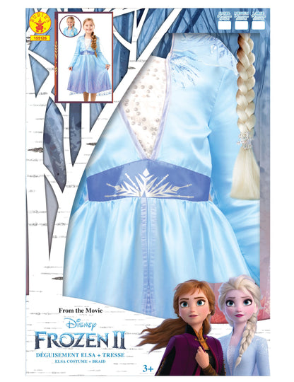 Costum ELSA și set de împletituri.