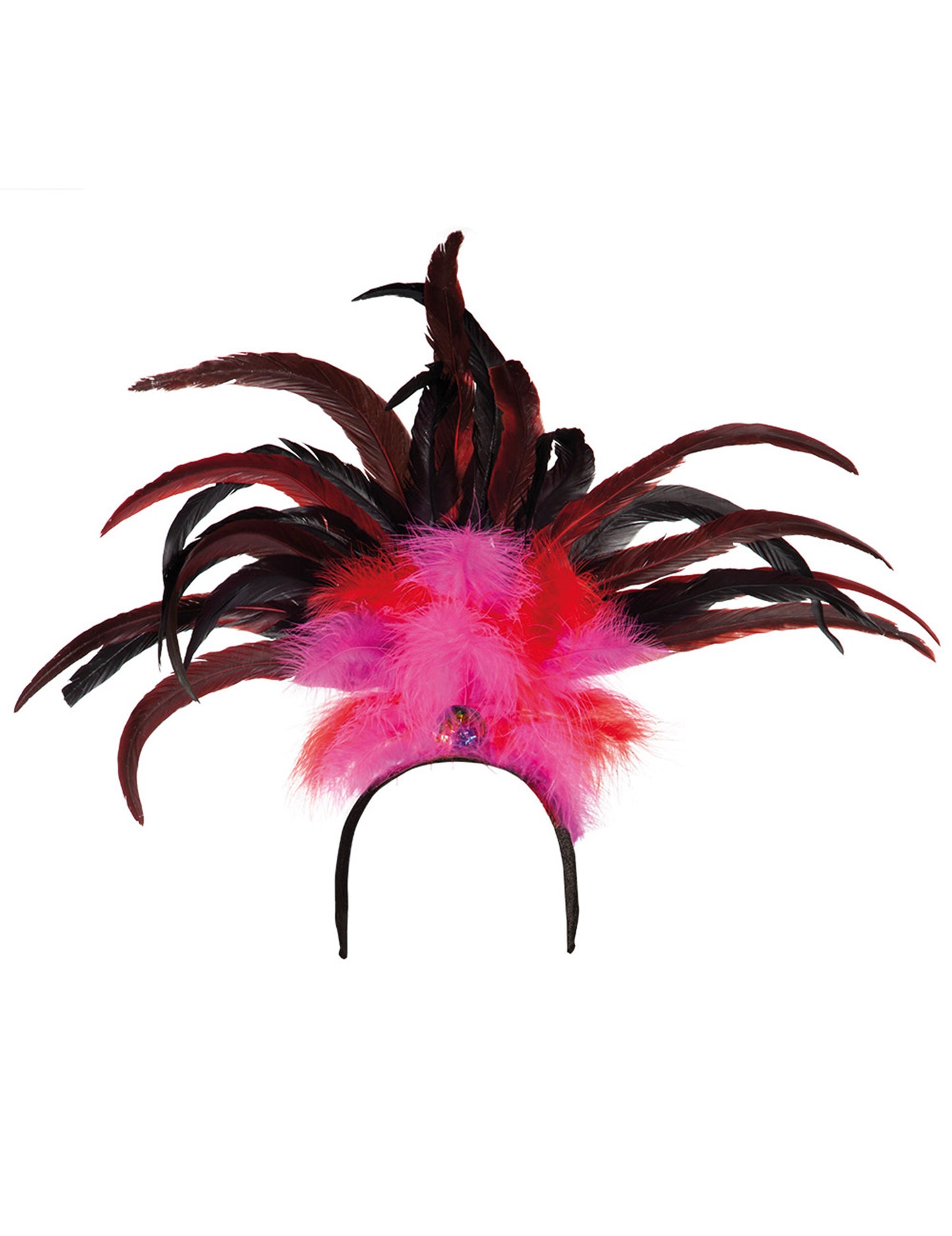 Vue de face de la coiffe brésilienne pour adulte