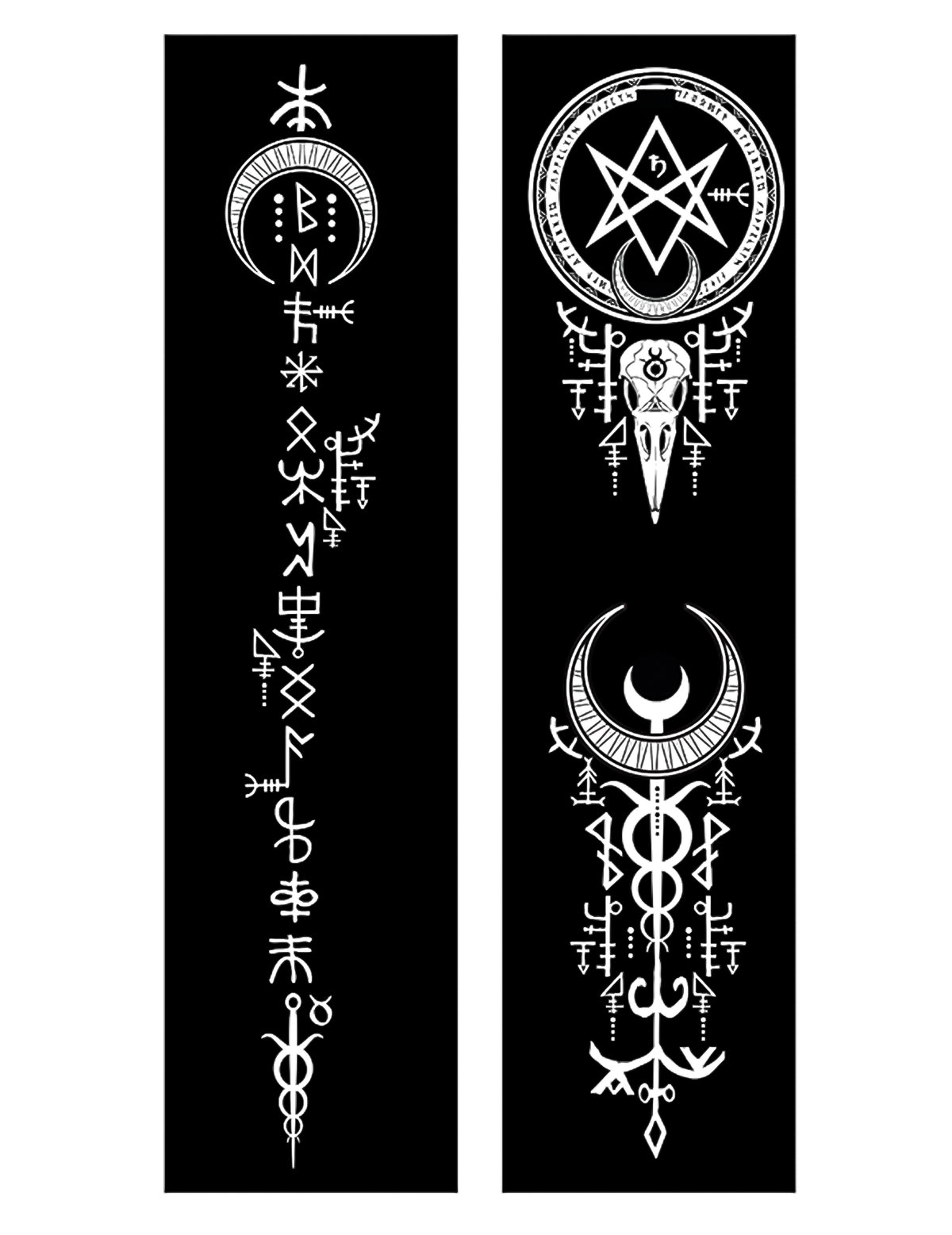 Dresuri negre cu motive voodoo pentru femei
