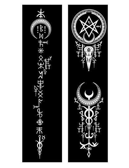 Dresuri negre cu motive voodoo pentru femei