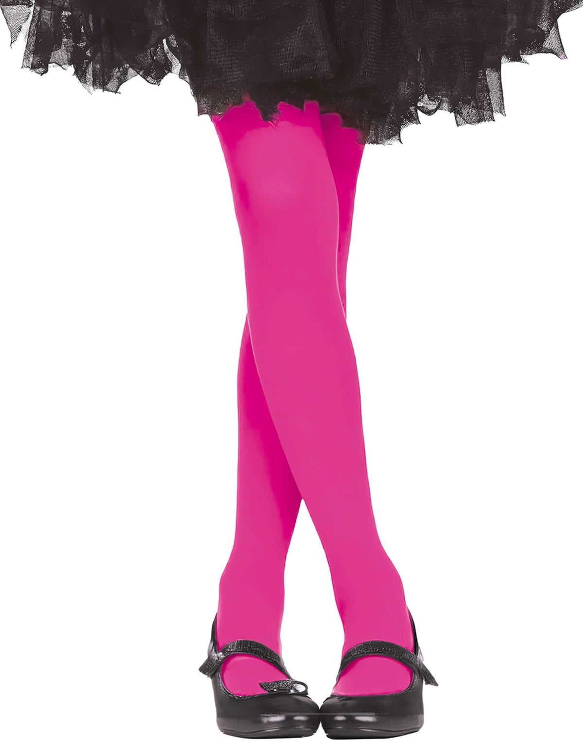 Colanți opaci pentru fată fuchsia