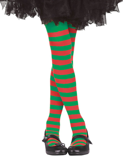 Colanți roșii și verzi pentru copii