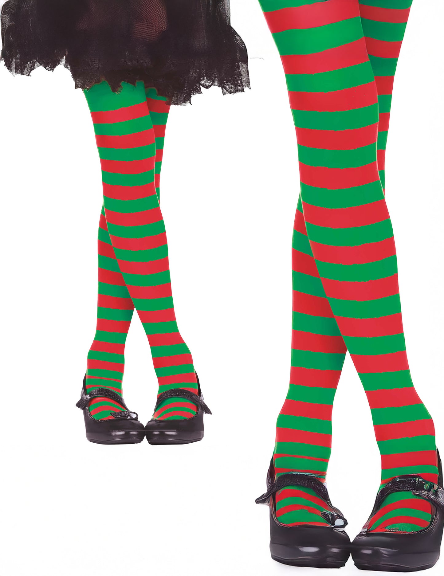 Colanți roșii și verzi pentru copii