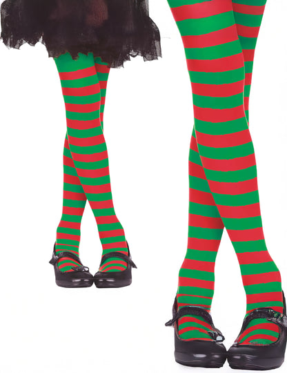 Colanți roșii și verzi pentru copii