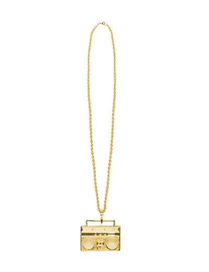 Vue d'ensemble du collier poste de radio 80's