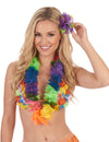 Colier din Hawaii Flori mari multicolore