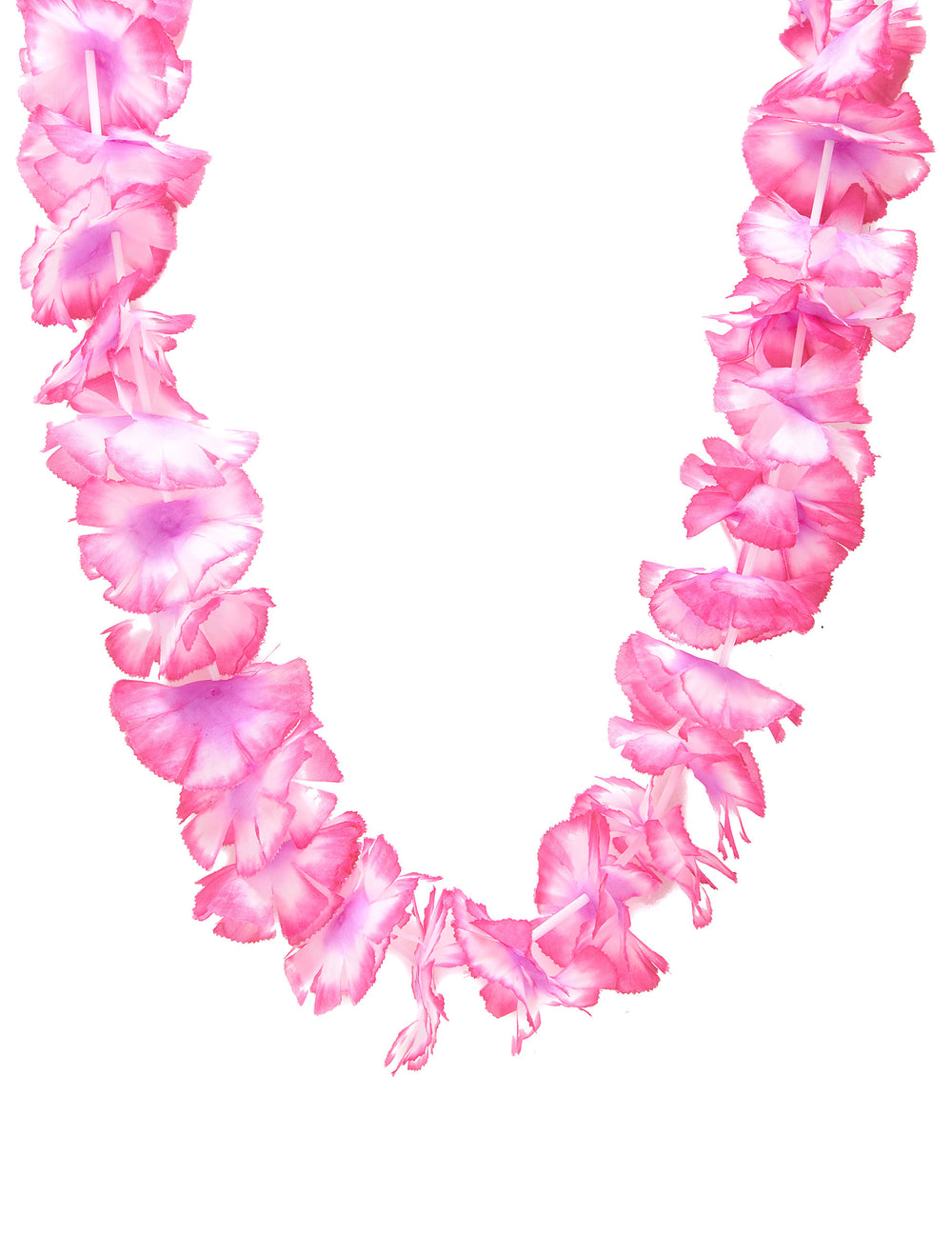Collier Hawaï pour adulte rose