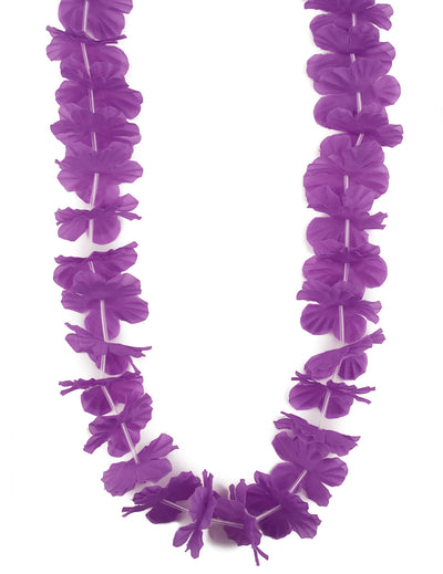 Collier Hawaï pour adulte violet
