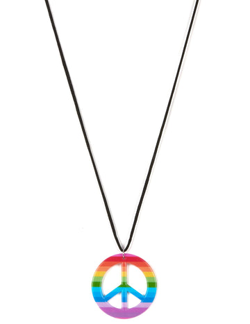 Colier hippie multicolore pentru adulți