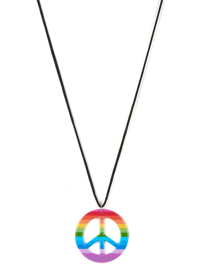 Colier hippie multicolore pentru adulți