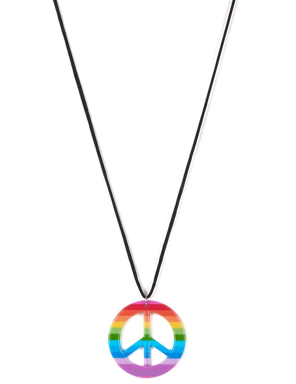 Vue de face du collier hippie