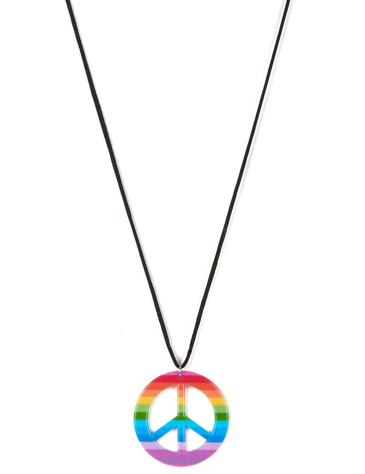 Vue de face du collier hippie