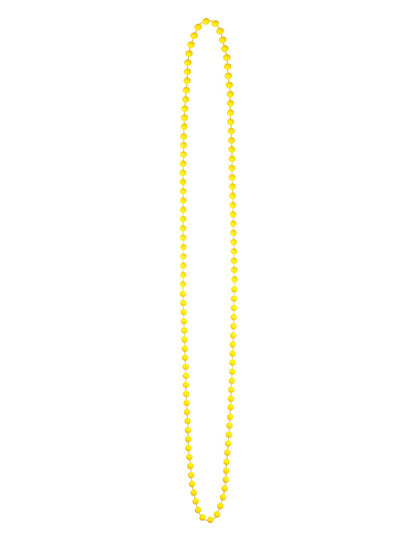 Variante jaune du collier perles fluo pour adulte