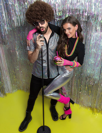 Coliere de perle fluorescente pentru adulți