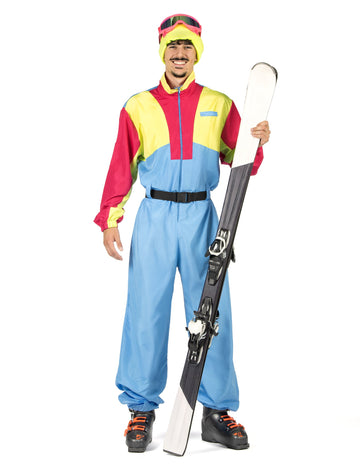 Costum de schi vintage pentru bărbați