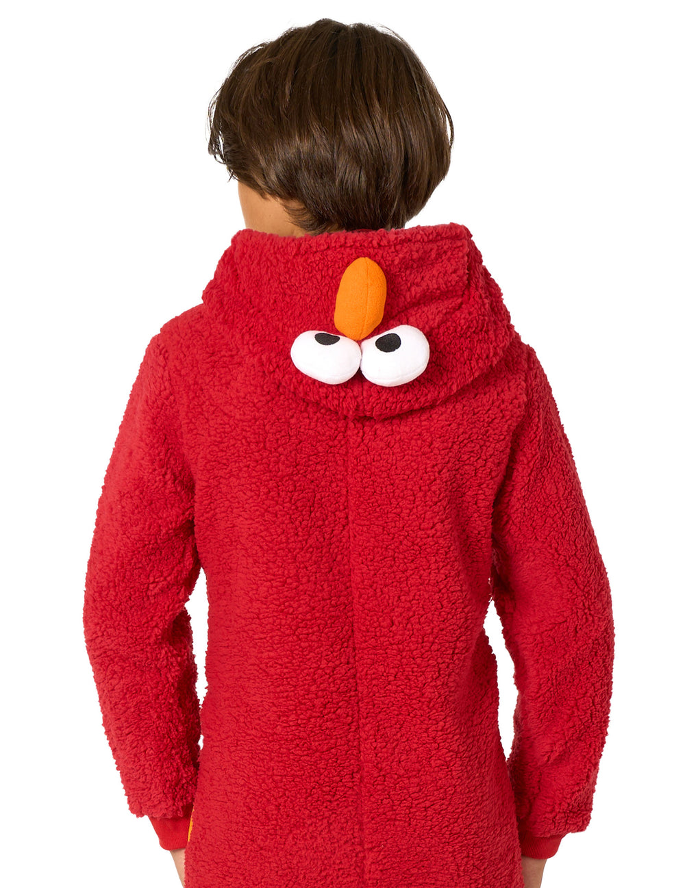 Vue de dos de la capuche de la combinaison Elmo Sesame Street™