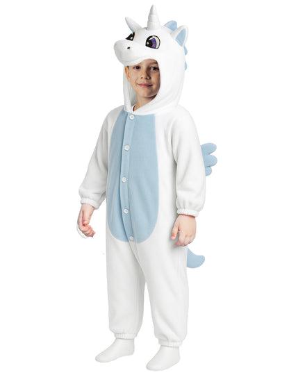 Combinație de unicorn alb și albastru
