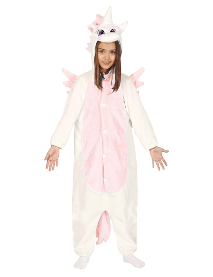 Unicorn alb și combinație roz