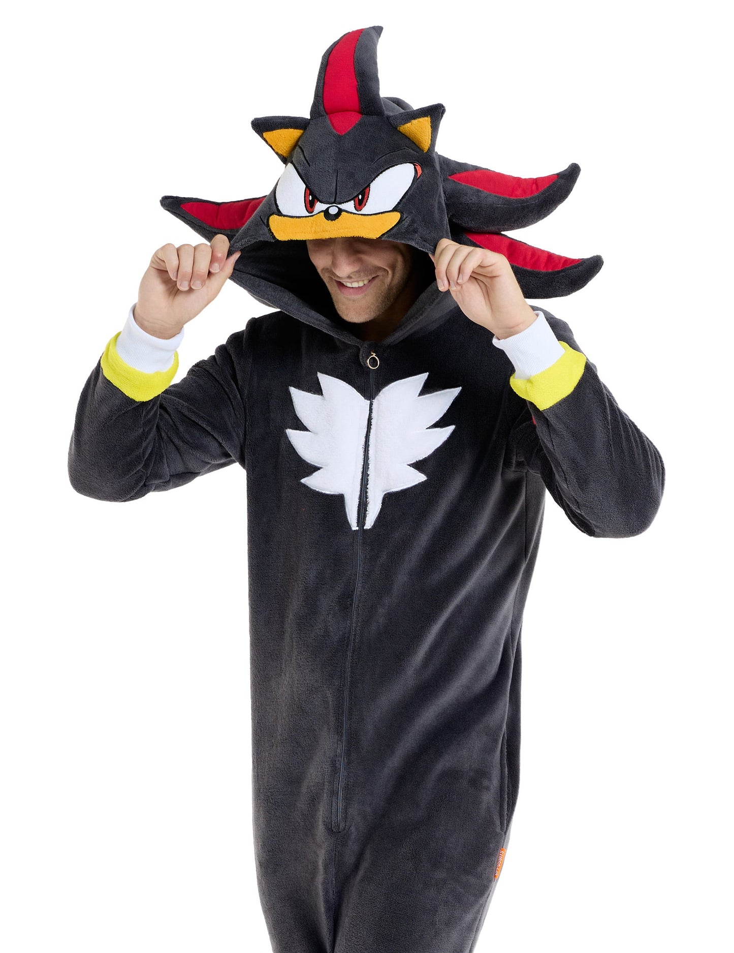 Détail de la capuche de la combinaison Shadow Sonic™ pour adulte