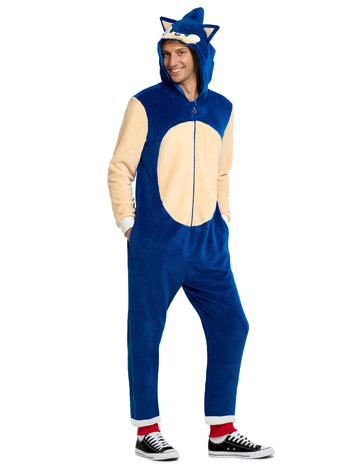 Salopetă Sonic Ariciul pentru adulți