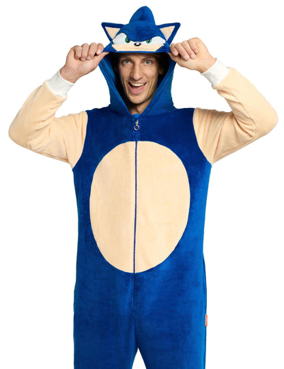 Costum întreg Sonic ariciul™ pentru adulți 