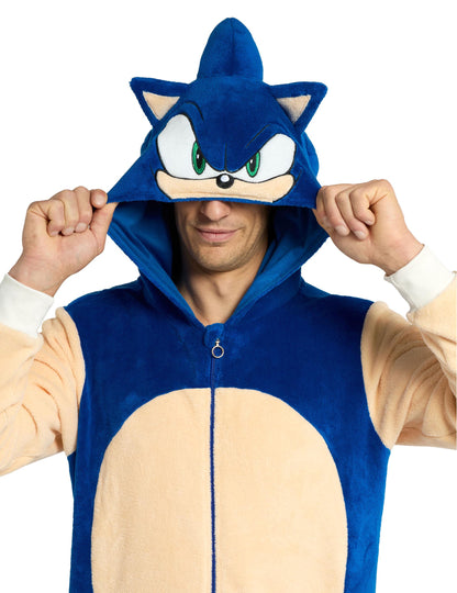 Costum întreg Sonic ariciul™ pentru adulți 