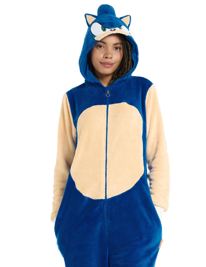 Costum întreg Sonic ariciul™ pentru adulți 