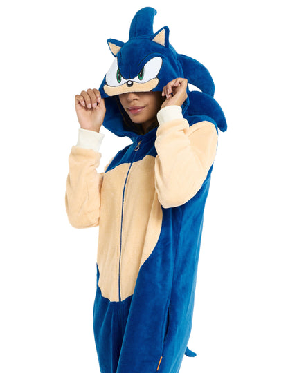 Costum întreg Sonic ariciul™ pentru adulți 