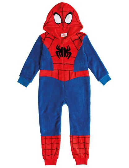 Vue de face de la combinaison Spiderman pour enfant