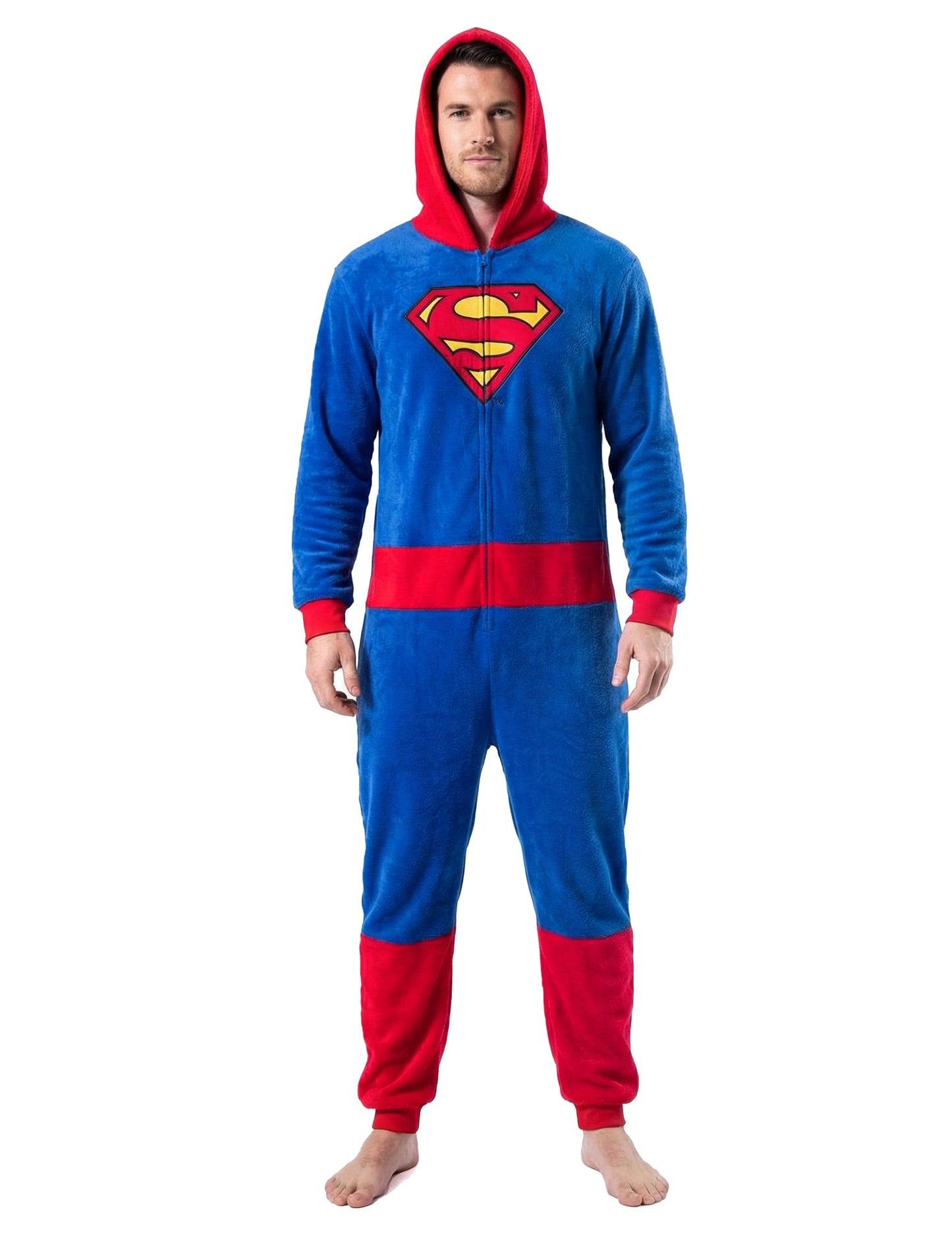 Costum clasic Superman pentru adulți 
