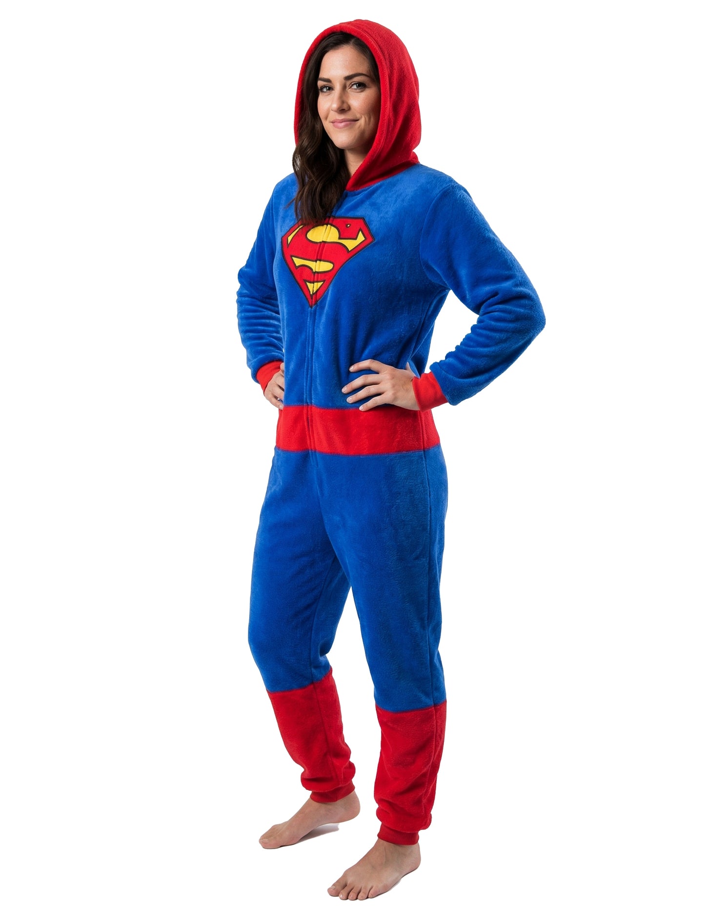 Costum clasic Superman pentru adulți 