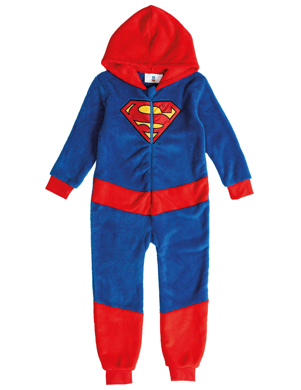 Vue de face de la combinaison Superman pour enfant