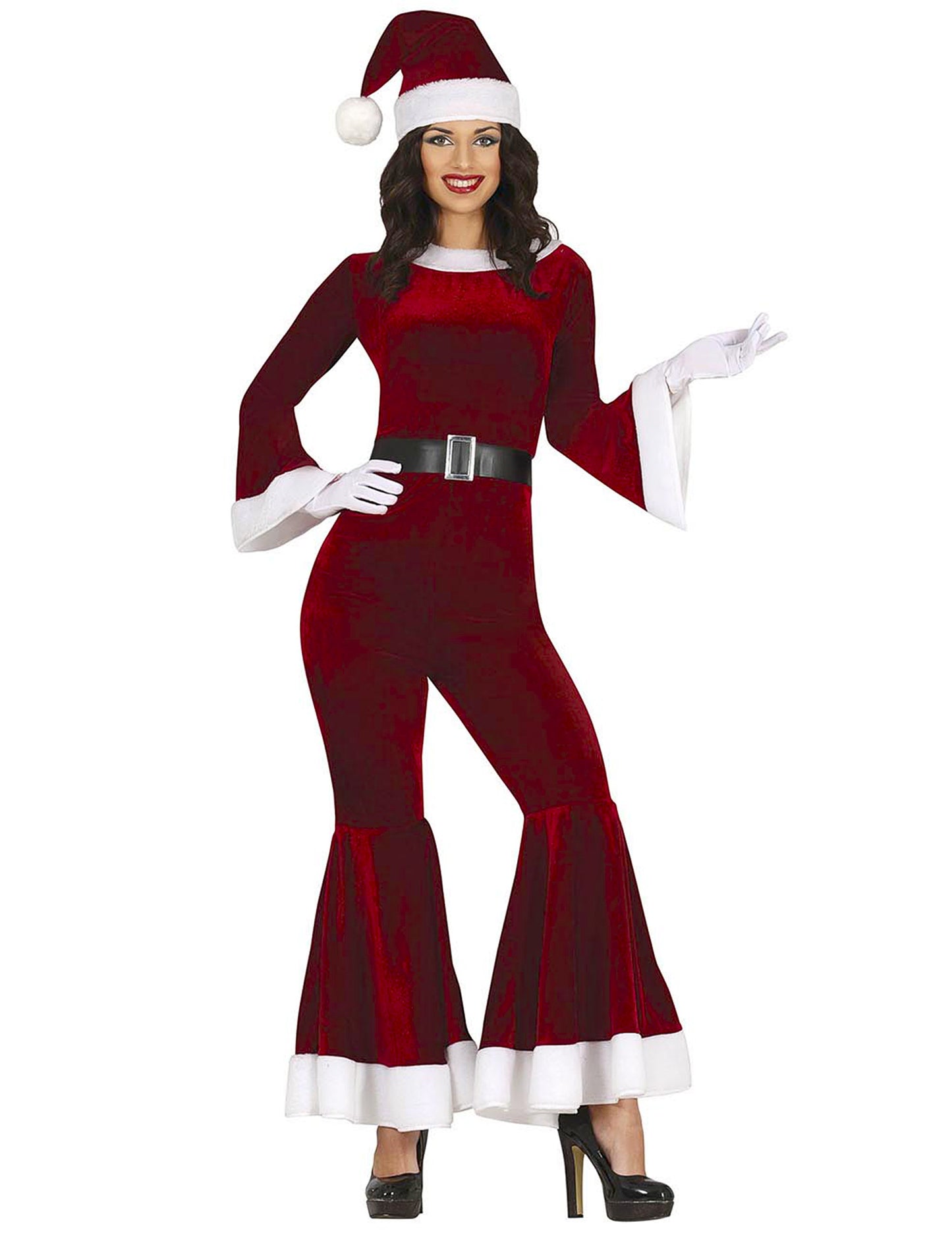 Salopeta de dama din catifea Mother Christmas