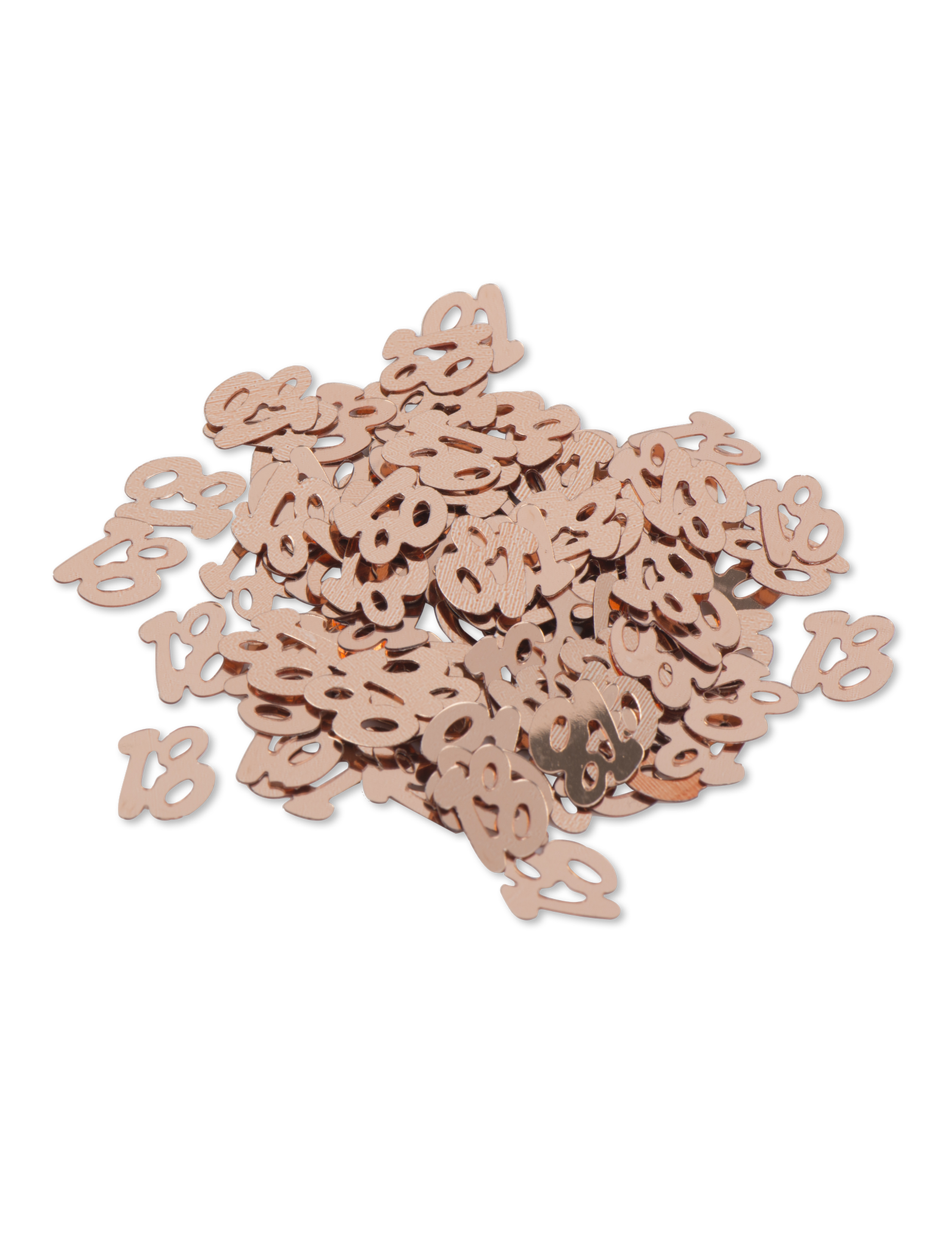 Confettis de table 18 ans pour anniversaire rose gold