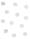 Confettis de table en bois 50 argentés
