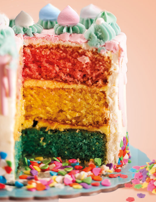 100g confetti de zahăr în formă de stea multicoloră pentru torturi