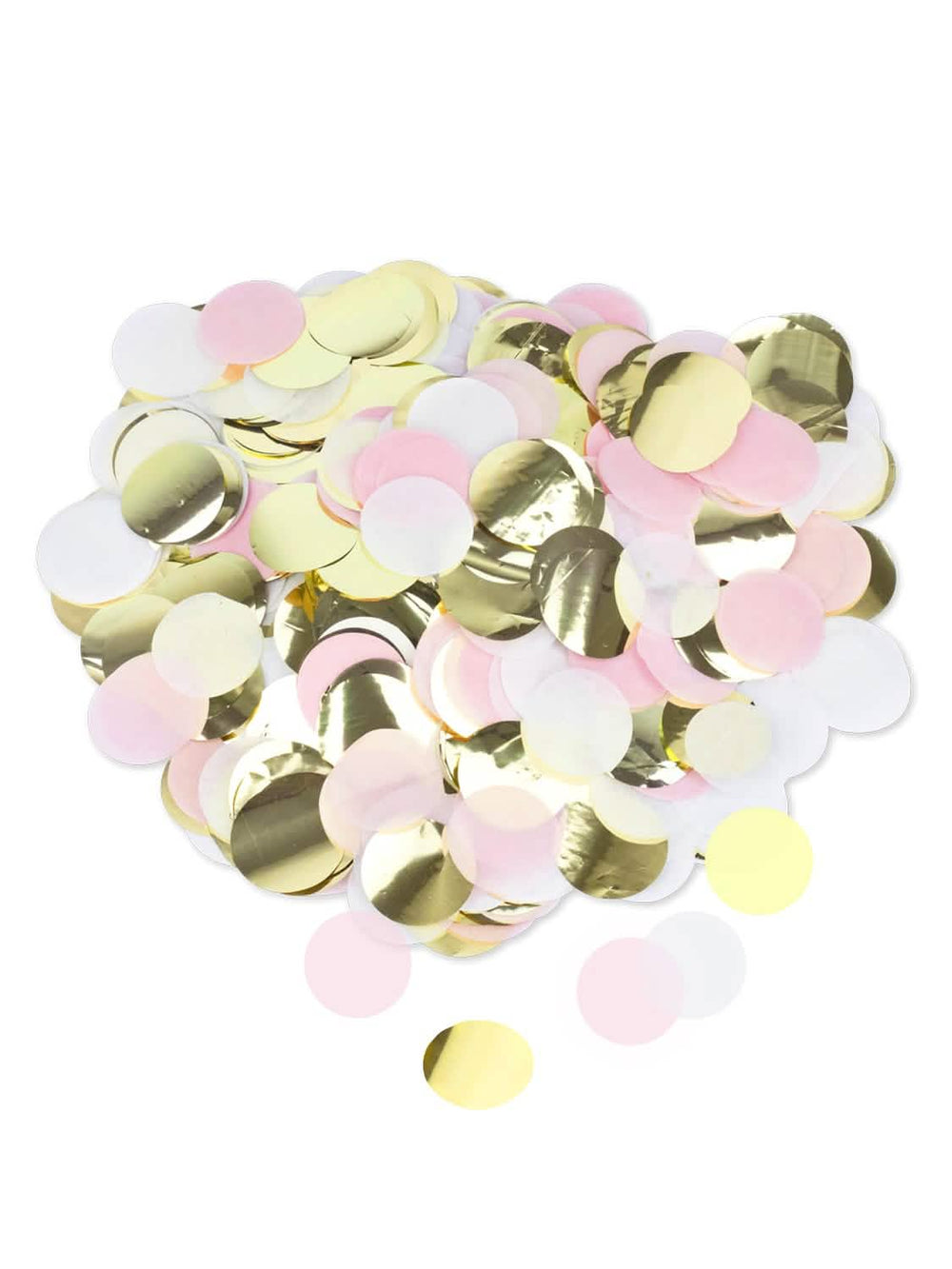 confetti de hârtie pentru decorațiuni de masă roz alb și aurii