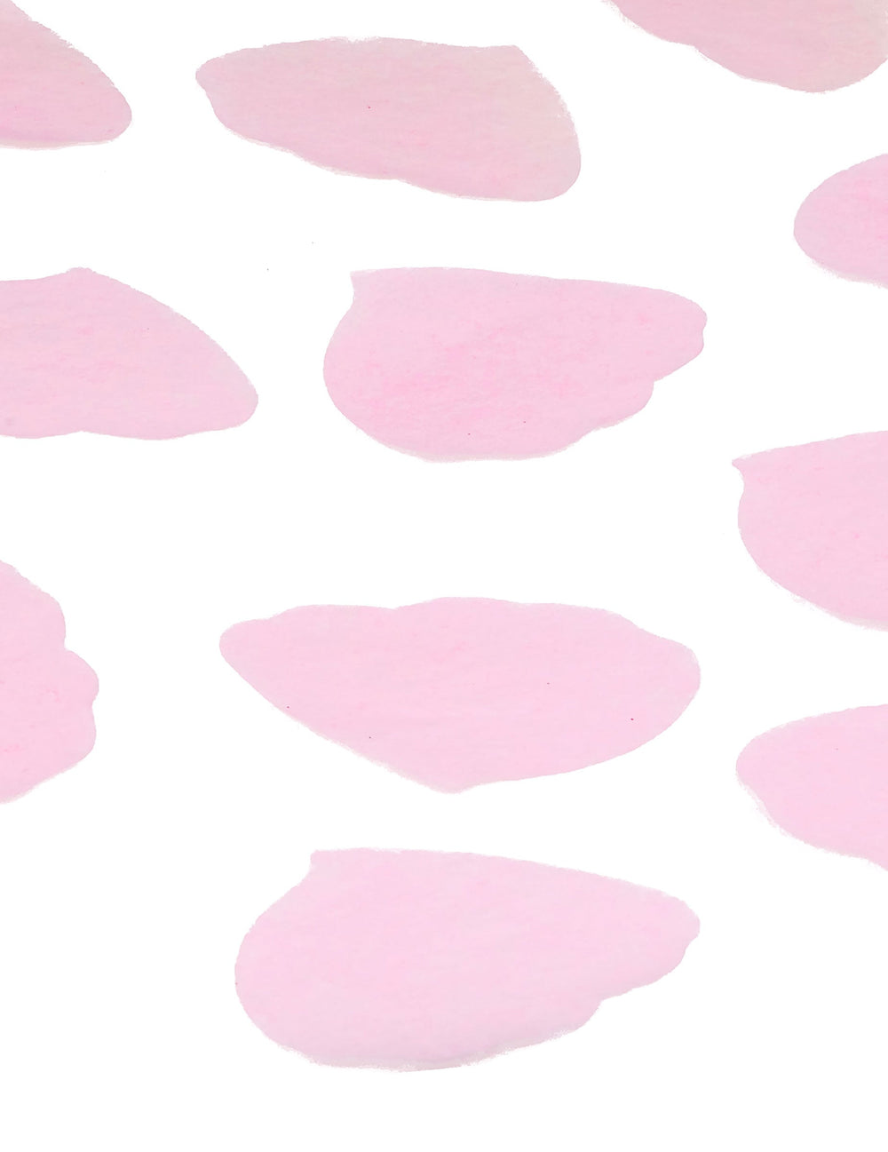 Gros plan sur la texture du confettis pétales de rose en papier pour mariage