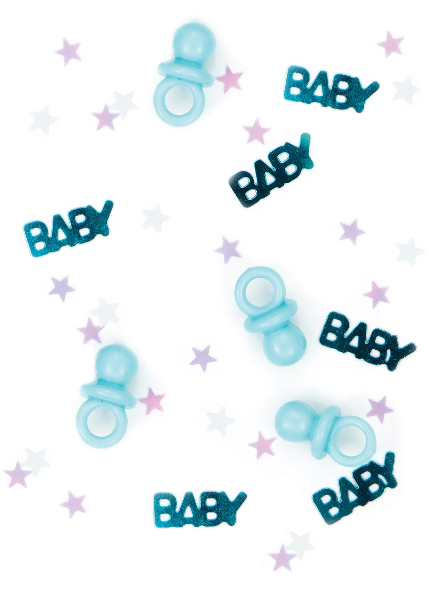 Confetti suzetă baby albastru 14 g pentru baby shower 