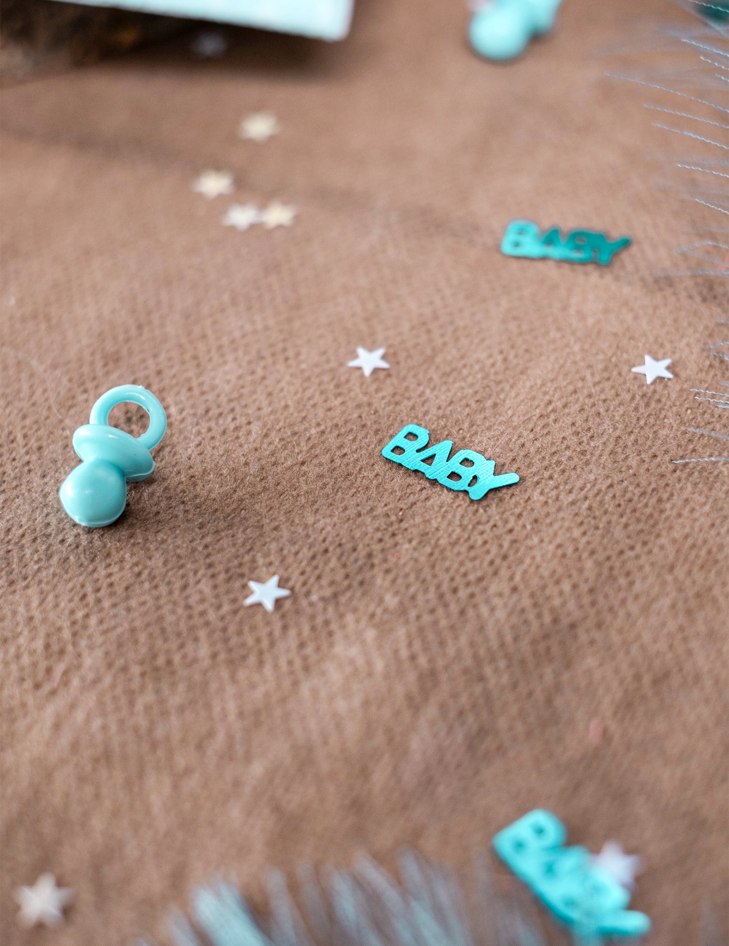 Confetti suzetă baby albastru 14 g pentru baby shower 