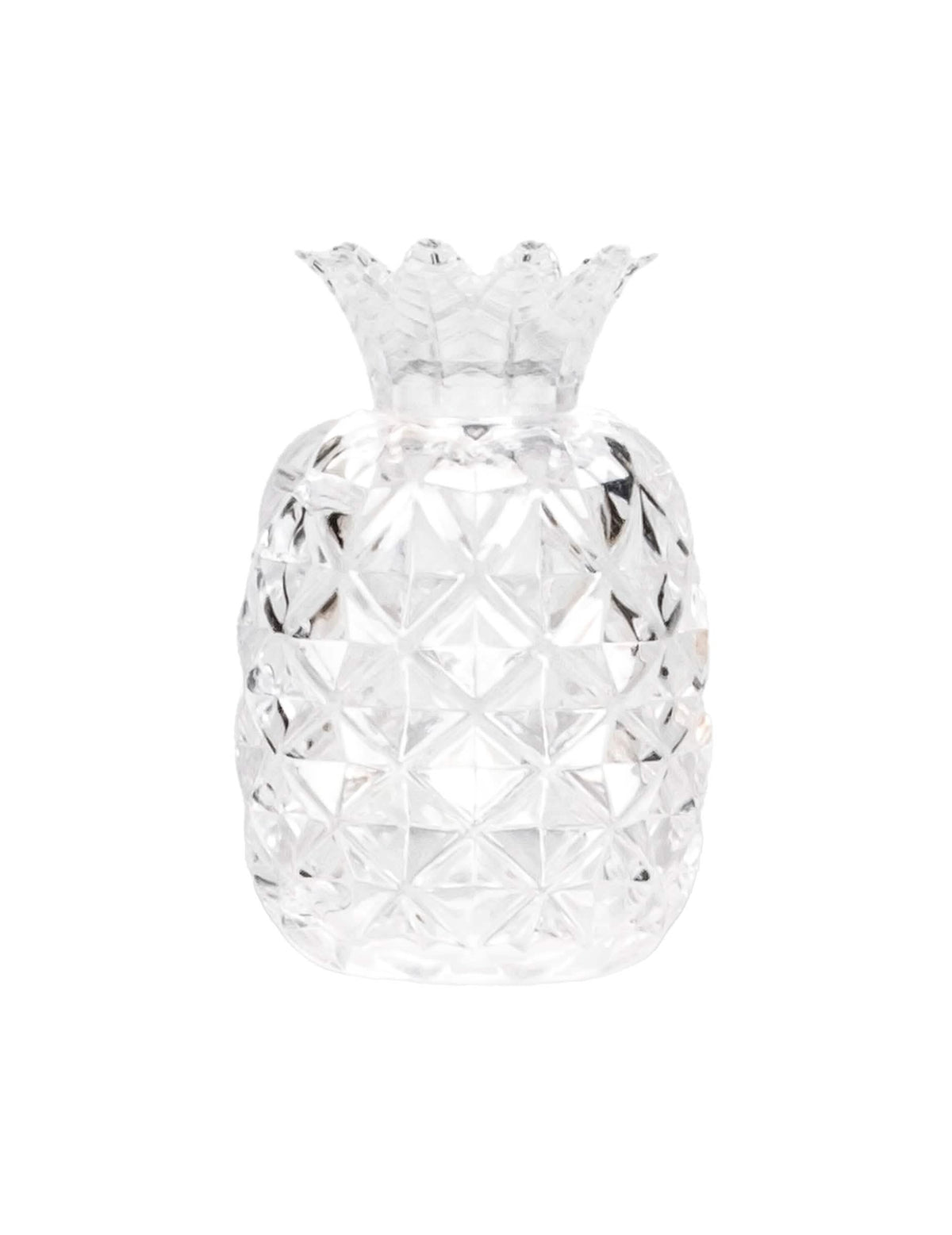 Recipient transparent pentru bomboane de nuntă, în formă de ananas pentru petrecere
