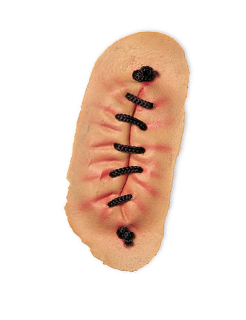 Gura cusută din latex pentru Halloween