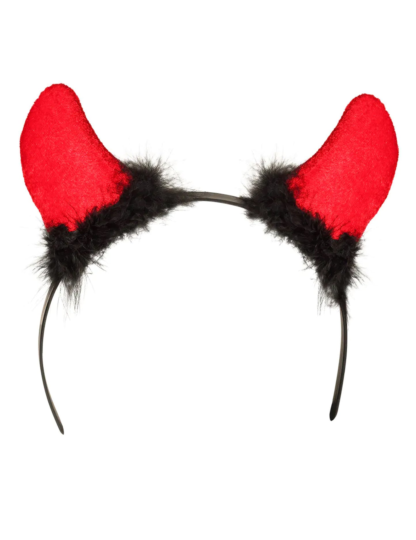 Coarne Red Devil cu arbore de blană neagră pentru adulți