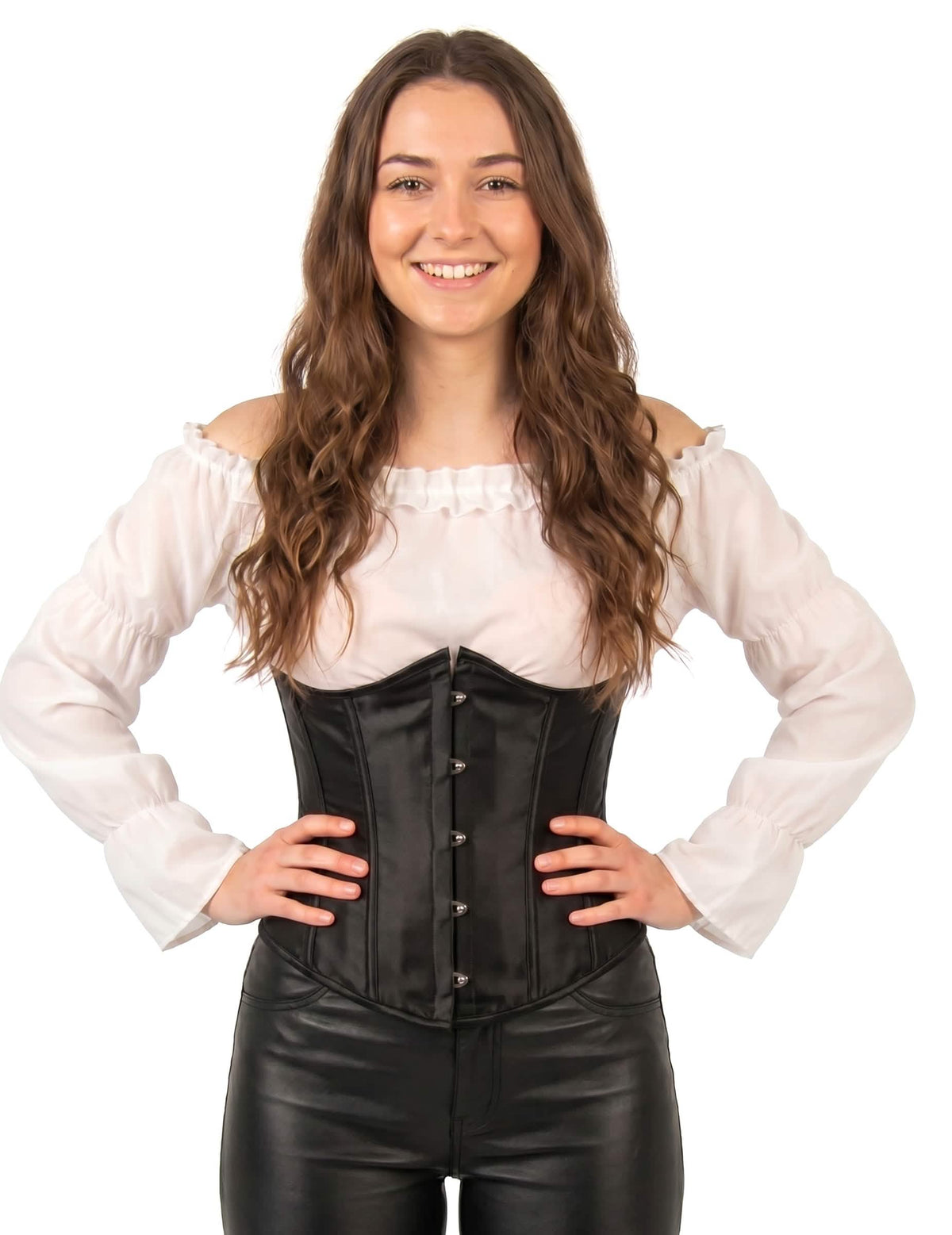 Corset scurt negru femeie