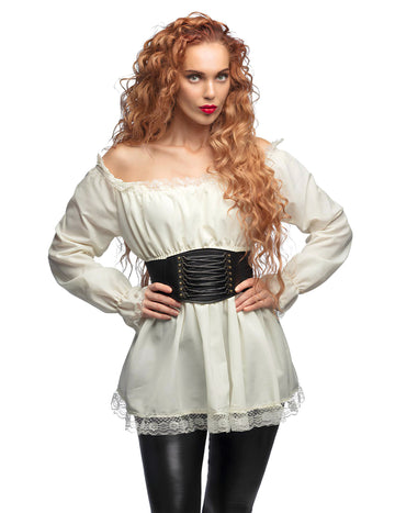 Corset noir adulte