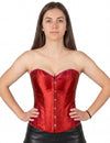 Corset roșu cu șnur femeie