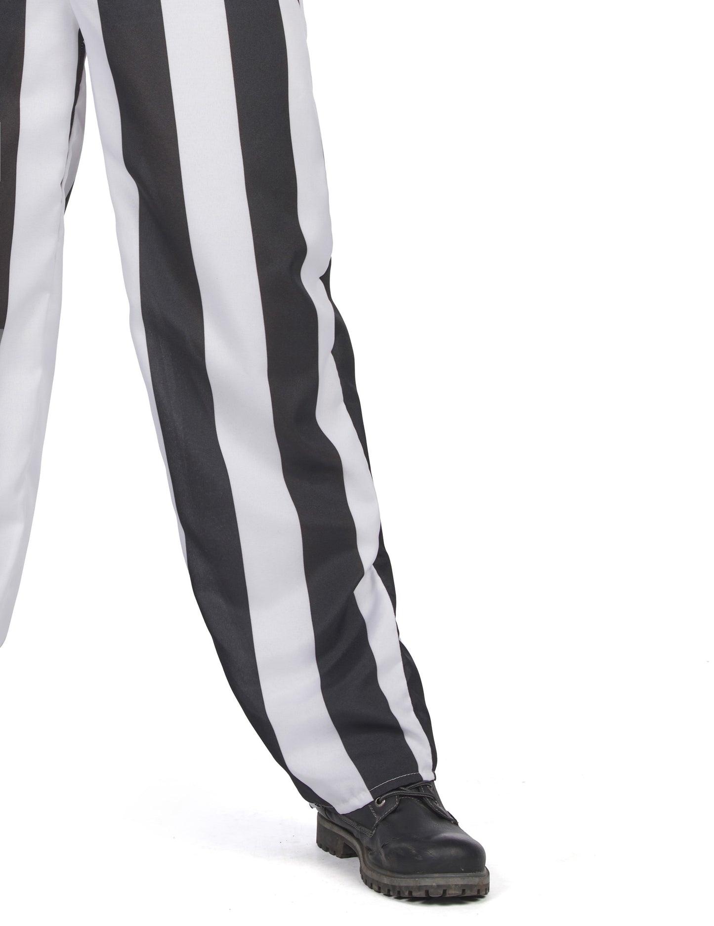 Costum fantomă cu dungi alb-negru pentru bărbați