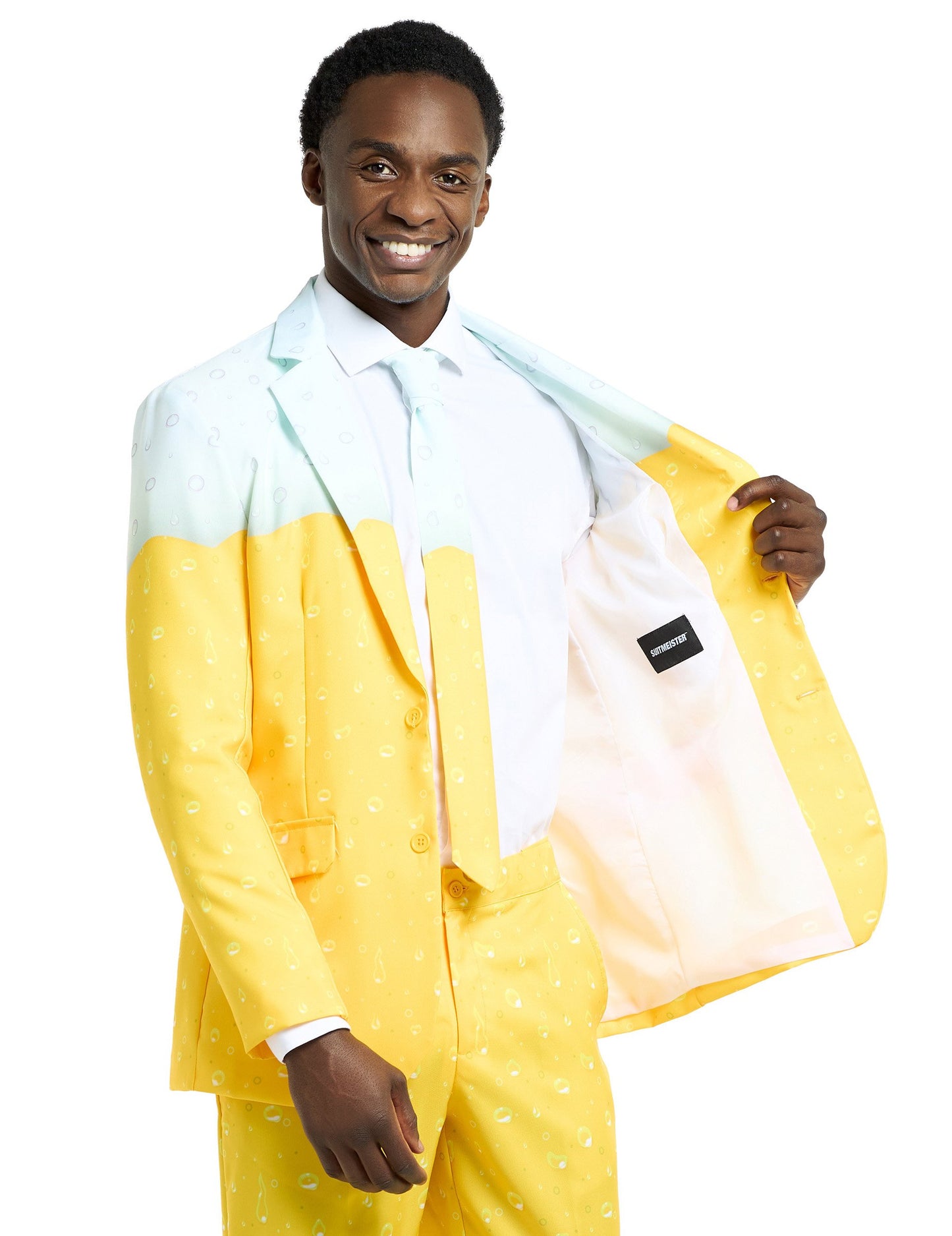 Costum, domnul galben bere a urmat adulții