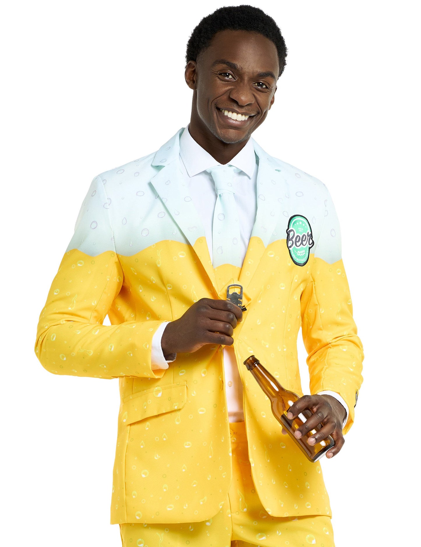 Costum, domnul galben bere a urmat adulții